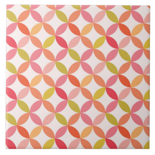 Minimalistisk modernistisk rosa kakelplatta