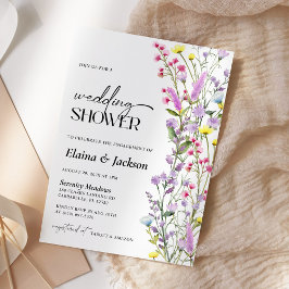 Minimalistisk Möhippa för Blommigt av Boho Wildblo Inbjudningar