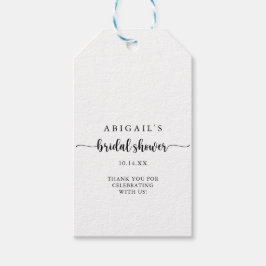 Minimalistisk Möhippa för calligrafi Presentetikett