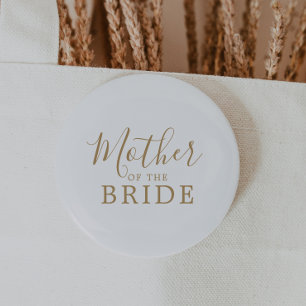 Minimalistisk Möhippa Guld Budens mamma Knapp