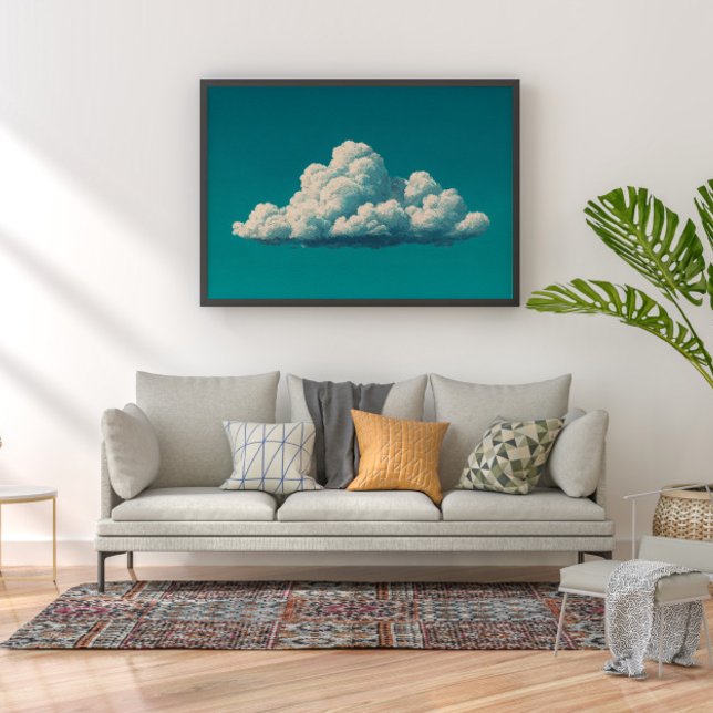 Minimalistisk molnväggskonst för serenhemmet fototryck (Skapare uppladdad)