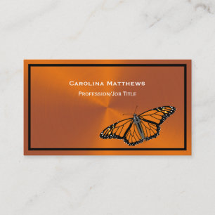 Minimalistisk monarch Butterfly Visitkort