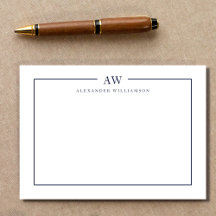 Minimalistisk Monogram Denim Blue