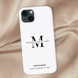 Minimalistisk Monogram för svartvit Logotyp
