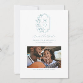 Minimalistisk Monogram | Foto Spara Datum Datumet