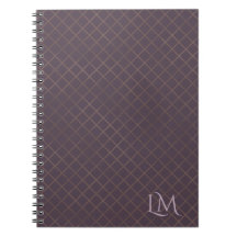 Minimalistisk monogram guld & bär taupe