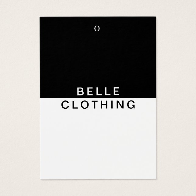 Minimalistisk monogram - märkre för modernt företa visitkort (Framsidan)