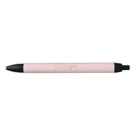 Minimalistisk monogram skrift rosa