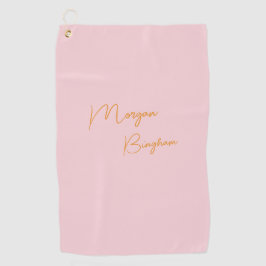 Minimalistisk monogram skript rosa