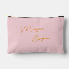 Minimalistisk monogram skript rosa