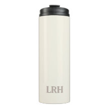Minimalistisk monogrambrudtjänstvattenflaska