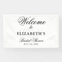 Minimalistisk Monogrammed VälkomstMöhippa