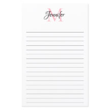 Minimalistisk monogramutskrift med LUN-Personlig