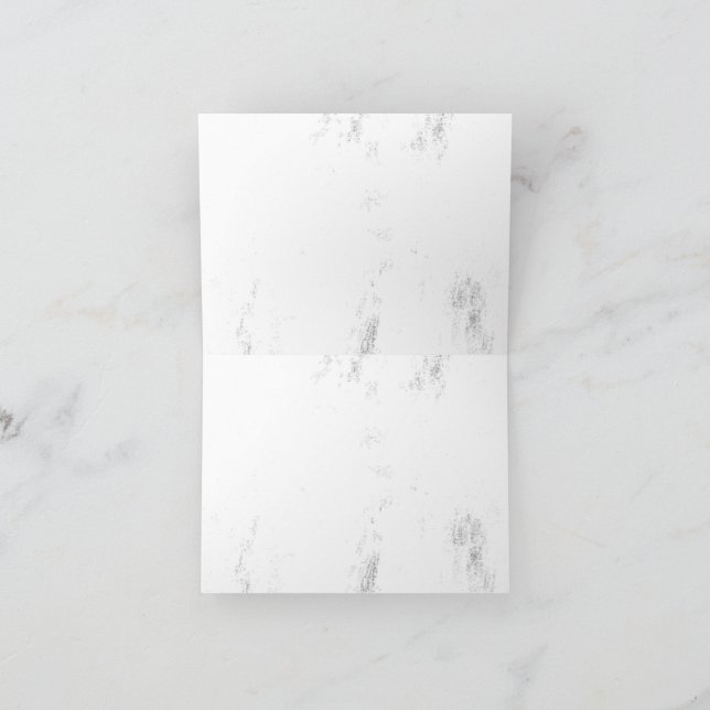 Minimalistisk monokrom Grunge-struktur Tack Kort (Inuti)