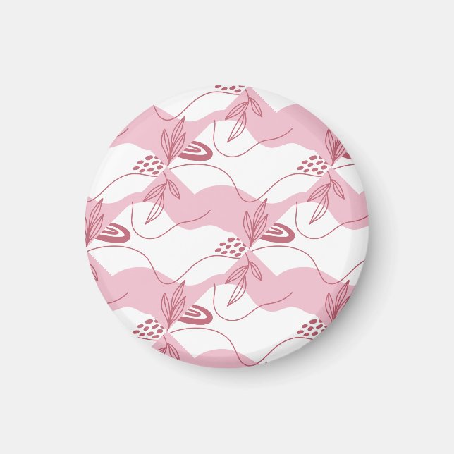 Minimalistisk Mönster Magnet (Framsidan)