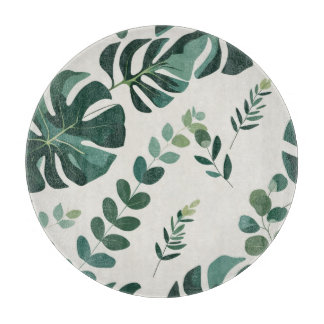 Minimalistisk Monstera och Grey Mönster - modern