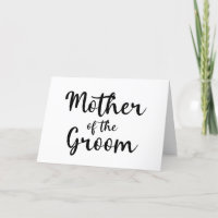 Minimalistisk Mor till Brudgummen