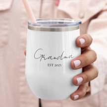 Minimalistisk mormor EST 2025 | Personlig Gift