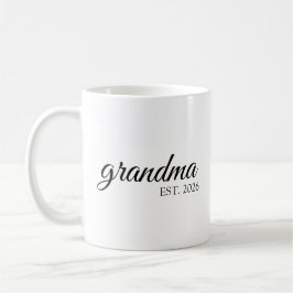 Minimalistisk mormor Etablerat datum Kaffemugg