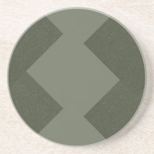 Minimalistisk Moss Grönt Sandstone Underlägg