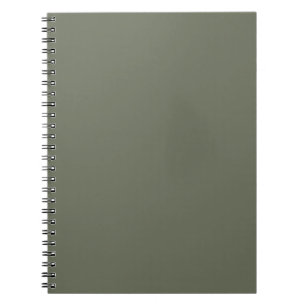Minimalistisk Moss Grönt Spiral bärbar dator Anteckningsbok