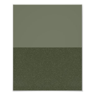 Minimalistisk Mossgrön affischtryck – Anpassningsb Fototryck