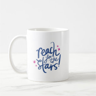 Minimalistisk Motivation Sikta mot Stjärnorna Livl Kaffemugg