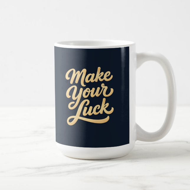 Minimalistisk Motivationscitat - Kaffe Mugg (Höger)