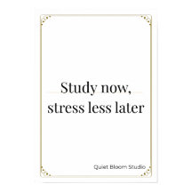 Minimalistisk Motivationscitat Poster 