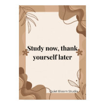 Minimalistisk Motivationscitat Poster 