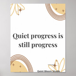Minimalistisk motivationscitat poster