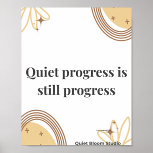 Minimalistisk motivationscitat poster