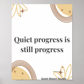 Minimalistisk motivationscitat poster