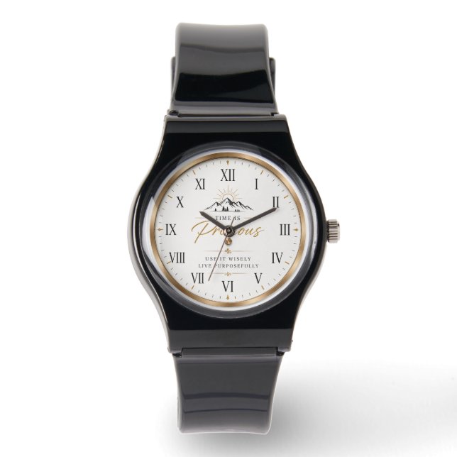 Minimalistisk Motiverande Armbandsur (Framsida)