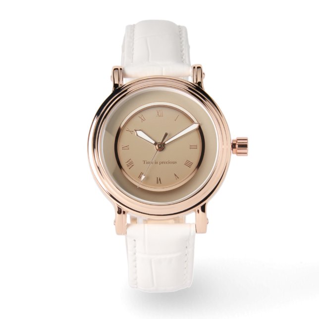 Minimalistisk Motiverande Armbandsur (Framsida)