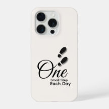 Minimalistisk motiverande iPhone 15 Pro-fodral