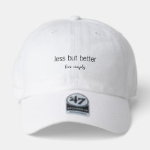 Minimalistisk Motiverande “Mindre Men Bättre, Keps