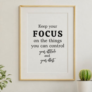 Minimalistisk Motiverande Typografi Poster