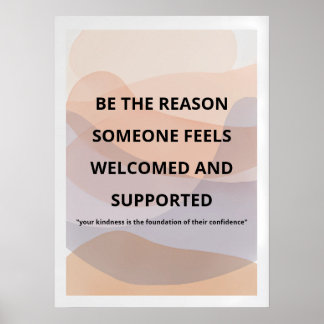 Minimalistisk Motiverande Väggkonstutskrift/Inspir Poster
