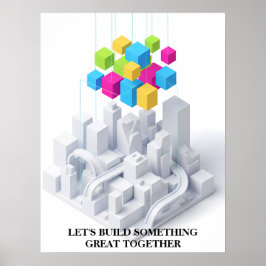 Minimalistisk Motiverande Väggkonstutskrift Poster