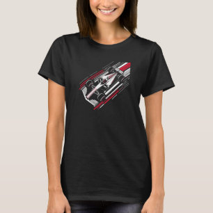 Minimalistisk Motorsport Formel Racingbil Hastighe T Shirt