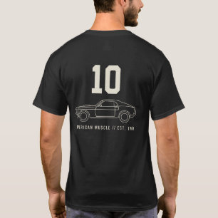 Minimalistisk Muscle No 10 Blockcore T Shirt