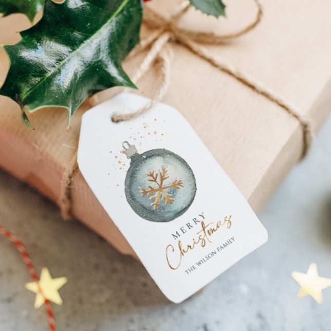 Minimalistisk Mysigt jul för prydnadsändamål under Presentetikett (Skapare uppladdad)