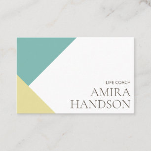 Minimalistisk Mysigt Professionell Life-metod Visitkort