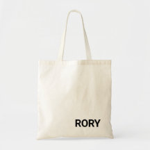 Minimalistisk Namn Tote Bag