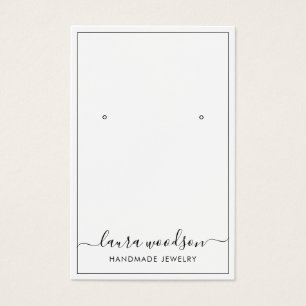 Minimalistisk Namn-typografi Gräns Visitkort