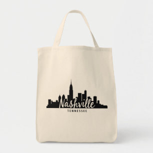 Minimalistisk Nashville Siluett, Tennessee Stad Tygkasse