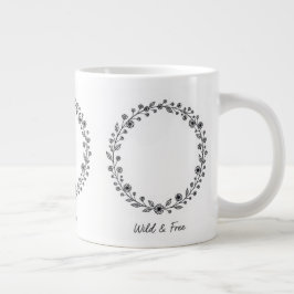 Minimalistisk Naturälskare Kaffe kopp Jumbo Mugg
