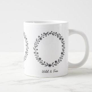 Minimalistisk Naturälskare Kaffe kopp Jumbo Mugg