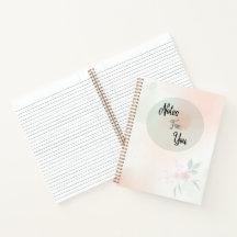 Minimalistisk "Notes For You" anteckningsbok